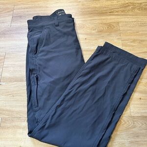 Eddie Bauer Travex Pants Mens 33x34 Gray Lightweight Stretch Outdoorcore Hiking
